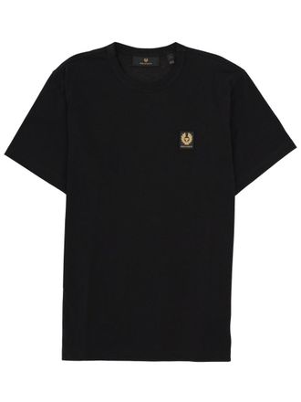 Belstaff T-Shirt mit Logo-Aufn&auml;her