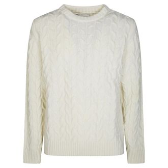 Arte Round-neck Knitwear, male, Beige, M, Felpa Girocollo