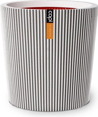 Capi Europe Vaso C&oacute;nico - Capi Europe - Groove Nl - 45 X 41 Cm - Marfil
