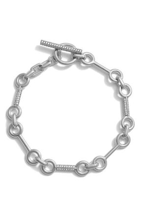 Awe Inspired Horsebit Toggle Bracelet in 925 Sterling Silver at Nordstrom, Size 6.75