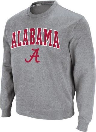 Colosseum Mens Colosseum Heathered Gray Alabama Crimson Tide Arch & Logo Crew Neck Sweatshirt in Heather Gray at Nordstrom, Size Medium