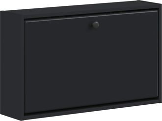 vidaXL Armario De Zapatos Montado En La Pared Breda 71 X 17 X 43 Cm Vidaxl