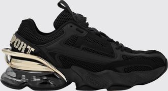 Plein Sport Sneakers Runner PS Thunder Mix low-top in mesh con suola dentellata