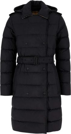 Burberry Donsjas - Dames - Dons jassen - Zwart - XL - Leer - Jassen