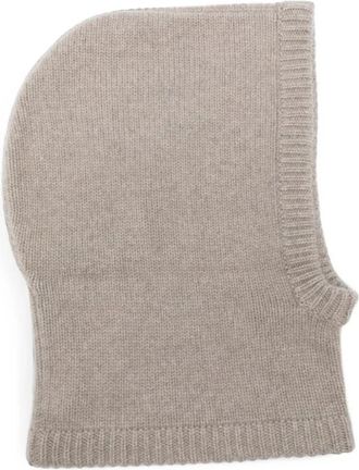 Soft Goat Ribgebreide muts - Dames - Hoeden - Beige - ONE Size - Wol - Accessoires
