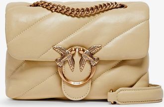 Pinko Borsa a tracolla Love Puff Mini in pelle matelass&eacute; - PINKO - gender_Woman