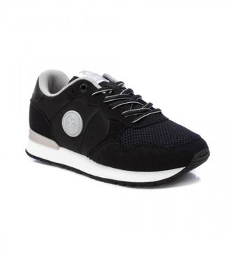 Xti Womens Lace-Up Sneakers In Black