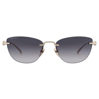 Gucci Grey Gradient Cat Eye Ladies Sunglasses GG2063S 001 55