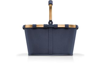 Reisenthel Einkaufskorb REISENTHEL Carrybag, Damen, dunkelblau, goldfarben, Polyester, Einkaufsk&ouml;rbe Einkaufskorb, Aus recyceltem Material