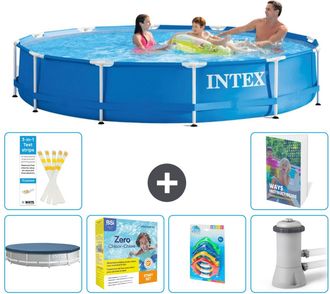 Intex Piscina Con Estructura Redonda - 366x76 Cm - 7-piezas S57