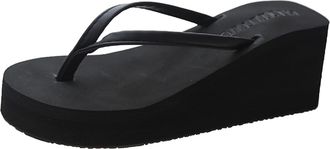 Generic 2026 Flip Flops Women Breathable Shoes Bling Slippers Toe Round Slip-on Fashion Womens Casual (Black, 5.5)