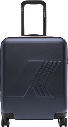 K-Way Logo Trolley Koffers en Tassen 55cm - unisex - Handbagage koffer - Blauw - ONE Size - Polyester - Koffers