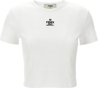 Fendi Fendi Cropped T Shirt