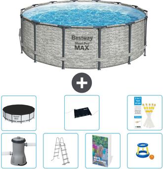 Bestway Piscina Bestway Steel Pro Max Redonda - 427x122 Cm - 8-piezas S559