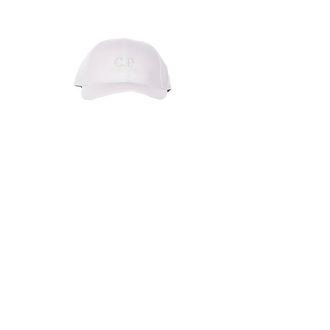 C.P. Company Gabardine Logo Cap - male - C.P. Company - Hats & Caps - White - ONE SIZE - Accessories