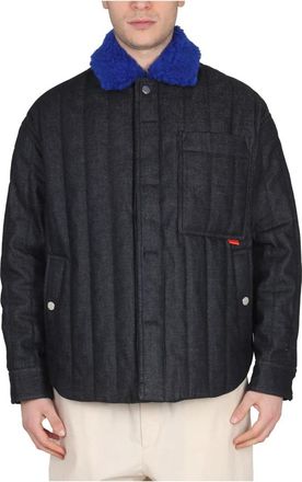 Sunnei Padded Over Jacket - Heren - Winterjassen - Blauw - XS - Katoen - Jassen