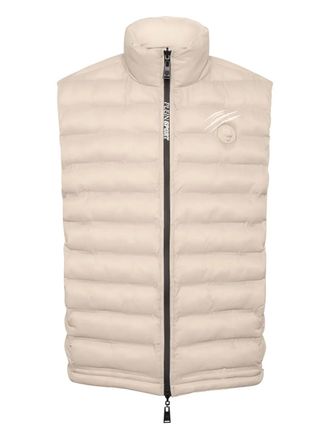 Plein Sport logo-patch gilet - Neutrals