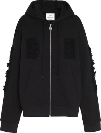 Barrie Zip-through hoodie - Dames - Sweatshirts & Hoodies - Zwart - Maat: M Katoen