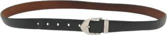 Louis Vuitton Pre-owned Vintage Taiga Lederen Riem - Dames - Vintage Accessoires - Zwart - ONE Size - Leer - Vintage