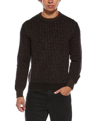 Brioni Silk, Wool, & Cashmere-Blend Crewneck Sweater