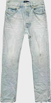 Purple Men & apos;s Hwt Texture Relaxed Straight-Leg Jeans
