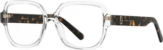 Marc Jacobs MARC7250AIO00 Square Full-Rim Eyeglasses - Clear