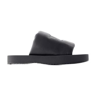 Burberry Womens Lf Knight Slipper Black Lambskin