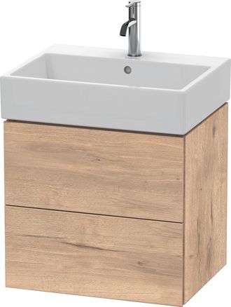 Duravit Duravit L-cube Mueble Bajo Lavabo Suspendido, 2 Cajones