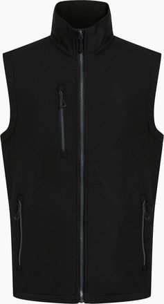 Regatta Mens Regatta Professional Mens Softshell 2 Layer Body Warmer - Black - Size: 38/Regular