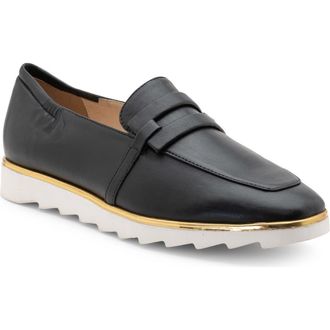 Ara Laura Loafer in Black Nappa Leather at Nordstrom, Size 9