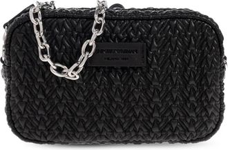 Emporio Armani Schoudertas - Dames - Schoudertassen - Zwart - ONE Size - Leer - Tassen