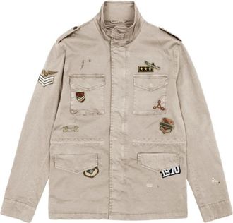 Gianni Lupo Stijlvolle Zandkleurige Lichtgewicht Jas - Heren - Zomerjassen - Beige - 2XL - Katoen - Jassen
