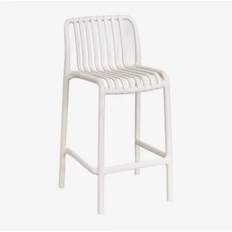 Sklum Sklum - Pack De 4 Taburetes Altos Apilables En Polipropileno Wendell