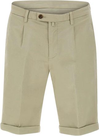 BRIGLIA 1949 Korte Broeken, Heren, Groen, L, Katoen, Bg 101 Chino Shorts