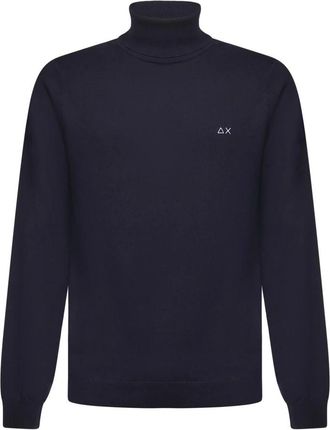 Sun 68 Turtleneck - Heren - Coltruien - Blauw - 2XL - Katoen - Truien & Vesten
