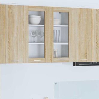 vidaXL vidaXL Armadio pensile Rovere Sonoma 80 x 31 x 80 cm Legno multistrato