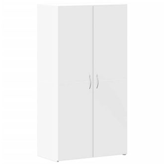 Berkfield Home File Cabinet White 60x32x115 cm Engineered Wood | Size: 60 x 32 x 115 cm