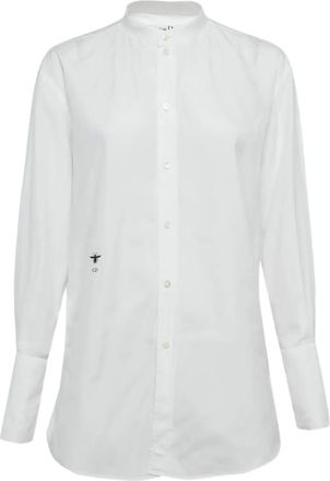Dior Camicia CD con ricamo - Bianco