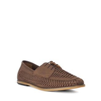 Dune London Mens Brinkley - Nubuck Moccasin - Brown - Size UK 12
