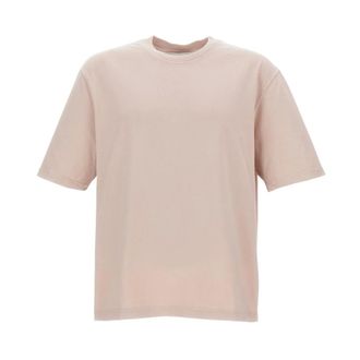 Golden Goose T-Shirts, female, Pink, Size: S Relaxed Fit T-shirt