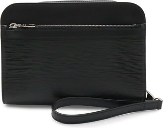 Louis Vuitton Black Noir Epi Leather Clutch Bag (Pre-Owned)