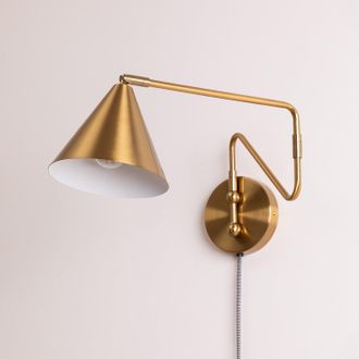 Sklum L&aacute;mpara De Pared Metalizada Fleka Sklum