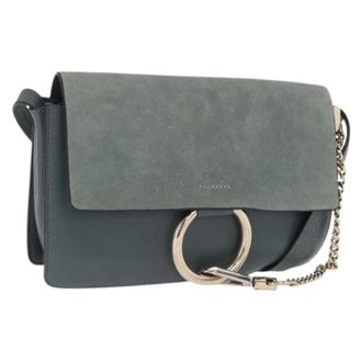 Chlo&eacute; Pre-owned Cross Body Bags, female, Green, Size: ONE SIZE Pre-owned Shoulder Bag