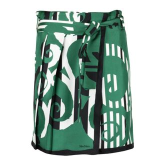 Max Mara Dames, Rokken, Groen, Maat: XS