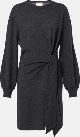 Lisa Yang Abrielle gathered cashmere sweater dress