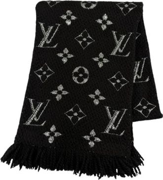 Louis Vuitton Pre-owned Stole - Dames - Vintage Accessoires - Zwart - ONE Size - Wol - Vintage