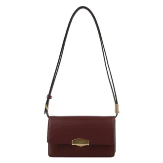 Pourchet Dames, Tassen, Rood, Maat: ONE Size Leer