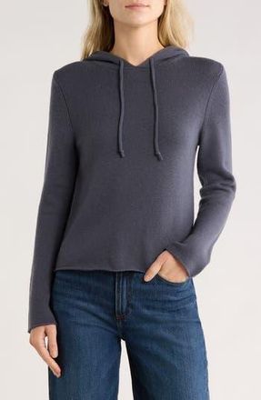 Vince Wool & Cashmere Hoodie in Obsidian at Nordstrom Rack, Size X-Small
