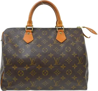 Louis Vuitton Speedy Monogram Canvas Brown Canvas Handbag (Pre-Owned)