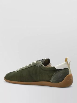 Kenzo low top nylon silk sneakers rubber sole